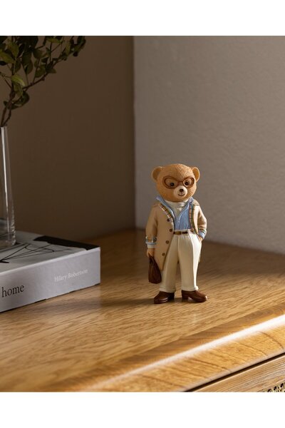 Madame Coco Bonny Figur - Beige/Blau