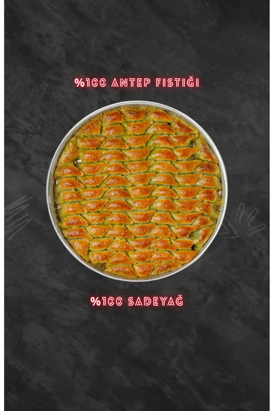 uzeller Antep fıstıklı Sadeyağlı Kutulu 1 KG Şöbiyet