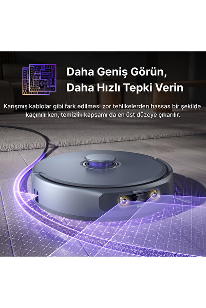 Narwal Freo Z Ultra Akıllı Robot Süpürge Gri,12.000PA Emiş Gücü