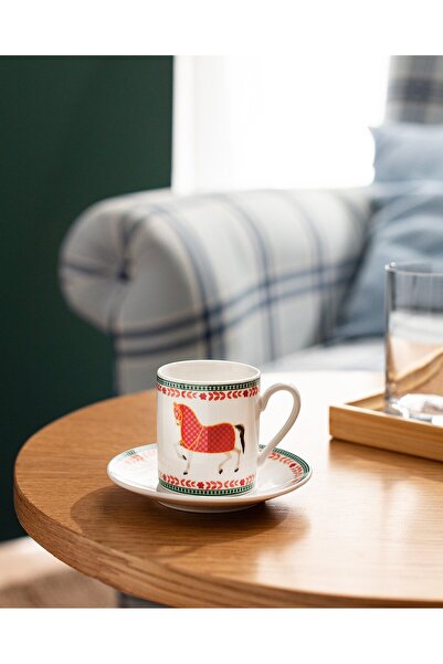 Madame Coco Desirat 2er-Set Kaffeetassen - Bunt - 90 ml