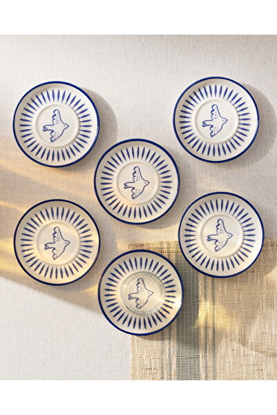 Madame Coco Grande Oiseau 6-teiliges Teeteller-Set