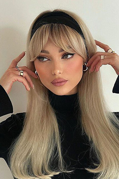 TAKIŞTIR Широка листова стрічка чорного кольору