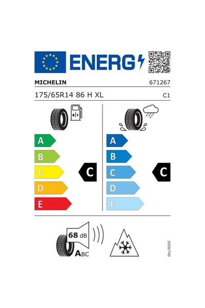 Michelin 175/65 R14 86H Xl Crossclimate + Oto 4 Mevsim Lastiği ( Üretim Yılı: 2024 )