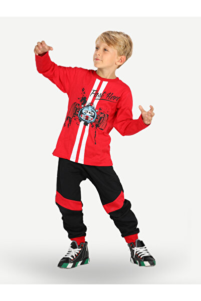 Casabony Pantaloni cu tăietură largi Racer + Set tricou