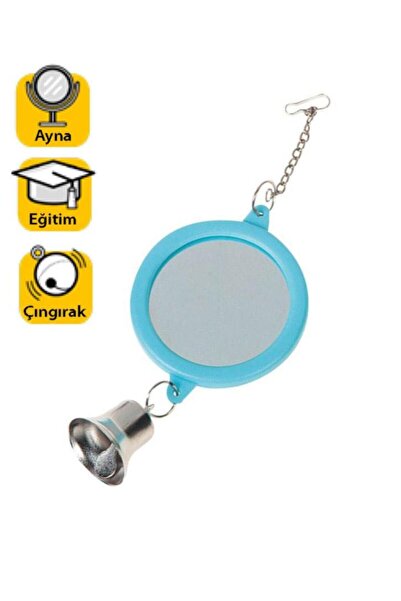 Genel Markalar Kuş Oyuncağı Zilli Ayna Çap : 6 cm