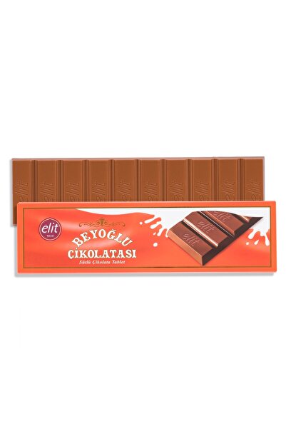 Elit Çikolata Meşhur Beyoğlu Çikolatası Sütlü Tablet Çikolata 300g Glutensiz