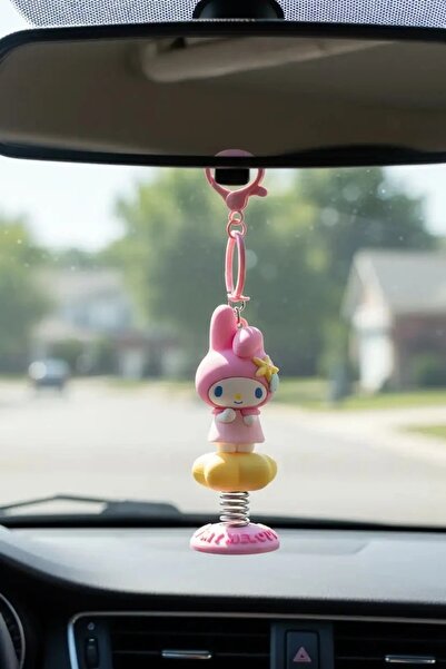 Miniso Sanrio Lisanslı Okyanus Hazinesi Hareketli Araba Süsü - Anahtarlık - M...