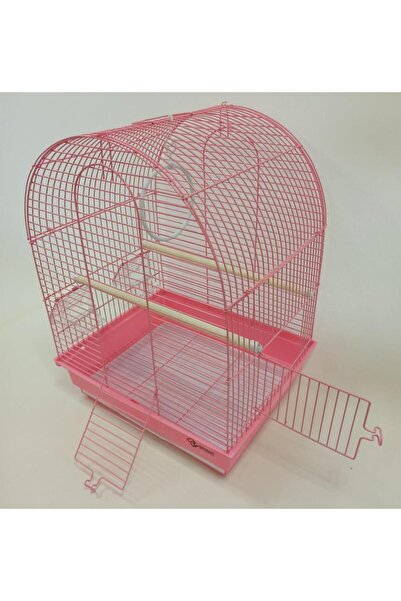 Dayang İki Kapılı Davul Kafes 35x28x46 cm Pembe