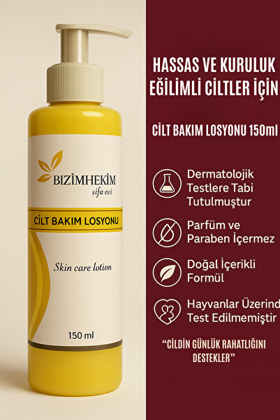 BİZİMHEKİM ŞİFA EVİ Kükürtlü Cilt Bakım Losyonu (, KAŞINTI) 150 ml onarıcı kr...
