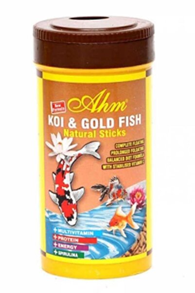 Ahm Koi Gold Fish Natural Sticks 250 Ml Skt:08/2026