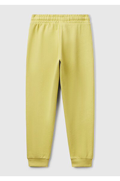 United Colors of Benetton Κοριτσίστικο φούτερ με λογότυπο Benetton σε χρώμα μουστάρδας