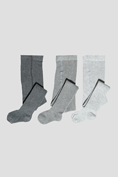 Defne Baby 3 Pairs of Cotton Girls and Baby Pantyhose