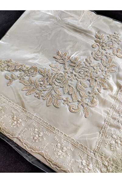 Çt Çeyizci Tekstil Γαλλικό Δαντέλα Κεντημένο, Σατέν Πολυτελές Δέσμη Προίκας, Δέσμη αρραβώνων