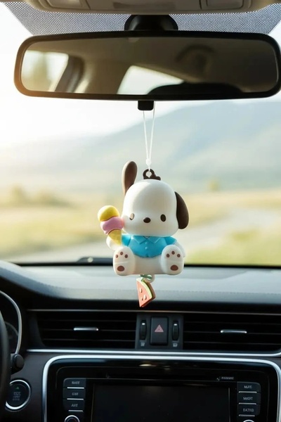 Miniso Sanrio Lisanslı Yaz Serisi Araba Süsü - Pochacco