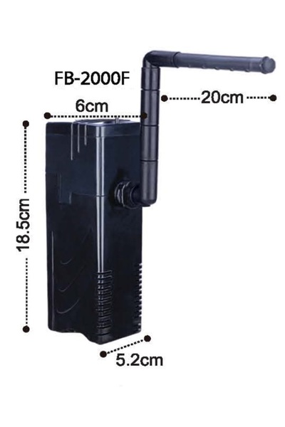 Dophin فلتر داخلي 400 لتر/ساعة FB2000