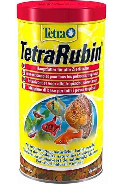 Tetra Rubin Flakes 1000 ml Skt : 07/2026 Orjinal Anadolu Pet Ürünüdür