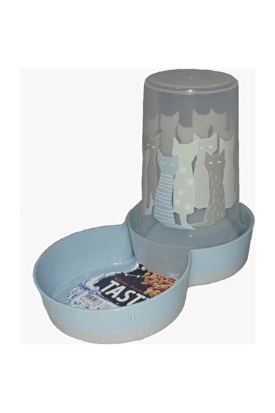 Generic Brand Cat and Dog Food Water Bowl with Maasai Chamber 1.5 Liters