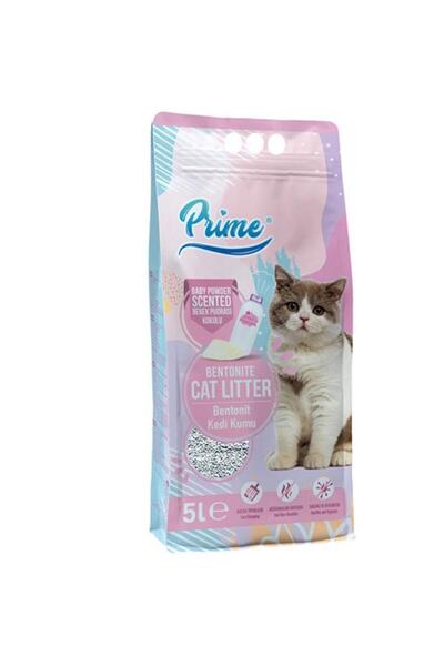 Prime İnce 5 Lt Pudralı Bentonit Kedi Kumu