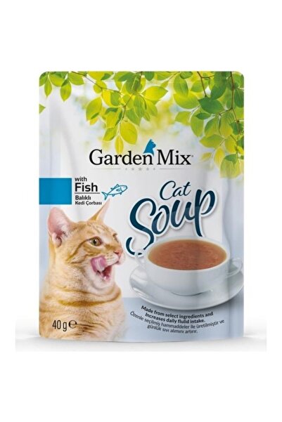 Gardenmix Ton Balıklı Kedi Çorbası 40 gr – Sıvı Destekleyici Lezzetli Ödül