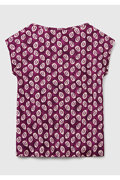 United Colors of Benetton Γυναικείο αμάνικο μπλουζάκι με σχέδιο από δαμάσκηνο