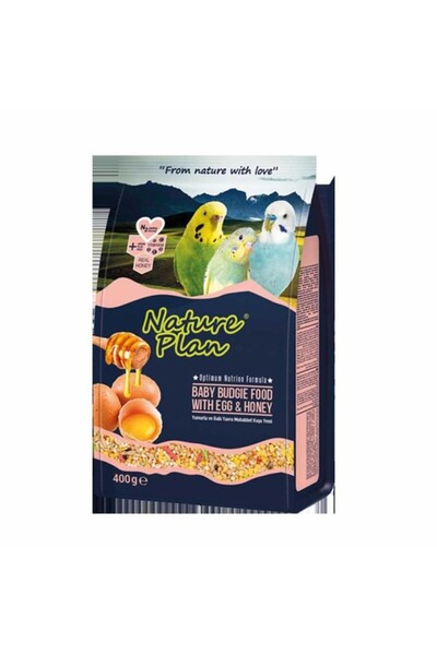 Nature Plan 400 gr. Yumurtalı Ballı Yavru Muhabbet Kuş Yemi
