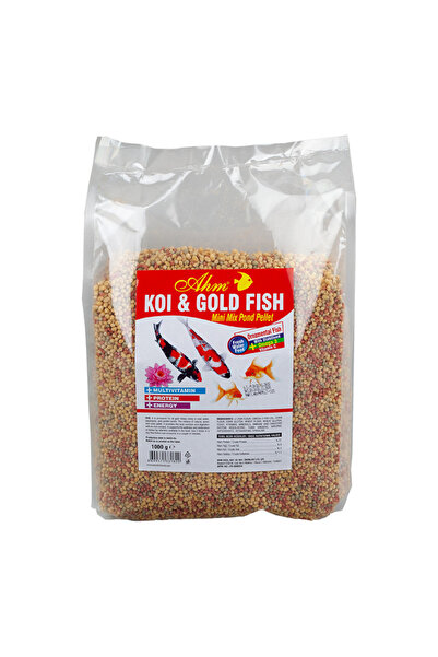 Ahm Koi Gold Fish Mini Mix Pellet 1Kg Skt: 10/2027