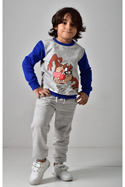 Banadamoda Set de trening pentru băieți cu căptușeală din fleece (bumbac în i...