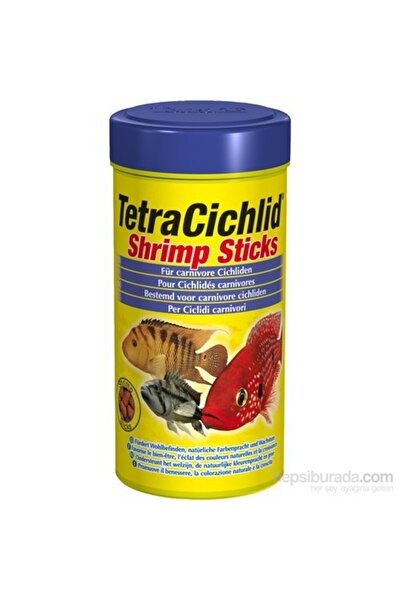 Tetra Cichlid Shrimp Sticks 250ml Skt: 04/2026 Orjinal Kutusunda