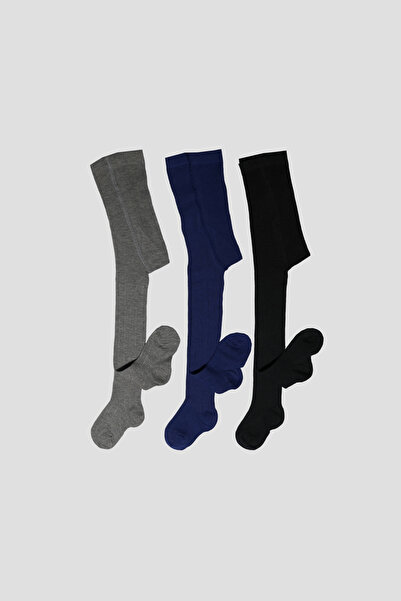 Defne Baby 3 Pieces of Cotton Girls and Baby Pantyhose