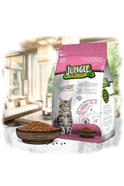 Jungle 1,5 kg Tavuklu Yavru Kedi Maması SKT: 09/2025