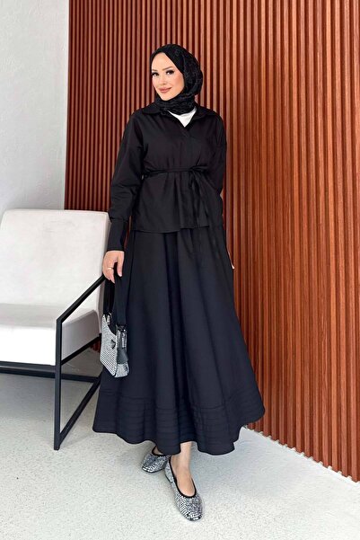 Melike Tatar Σετ φούστας από ποπλίνα 32-2225-1