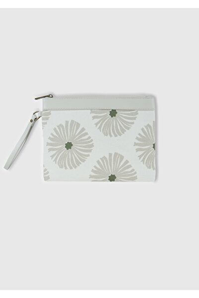 United Colors of Benetton Γυναικείο πορτοφόλι με κρεμ σχέδιο