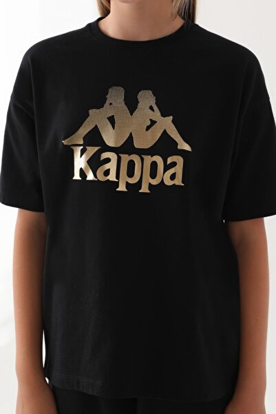 Kappa 7-16 Years Girl's T-Shirt -Black-