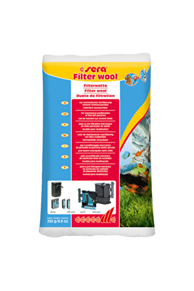 SERA Dış Filtre Elyafı Yıkanabilir 250gr