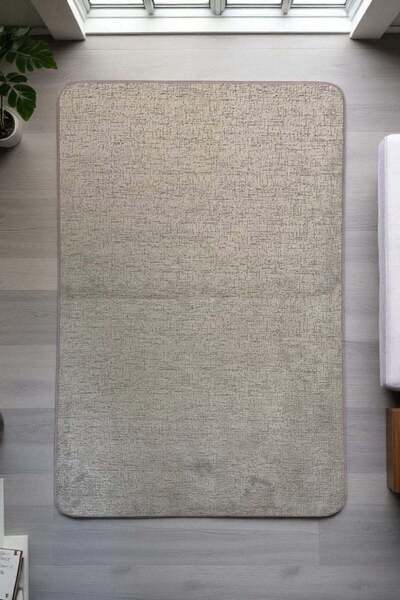 Prizma Jakar Kaymaz Yıkanabilir Halı | No:4 Gri