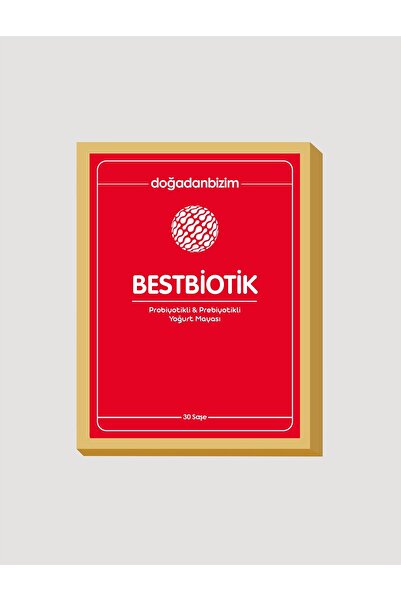 doğadan bizim gıda Doğadan Bizim Artıbiotik Bestbiotik Probiotik Prebiotik Yoğurt Mayası 30'lu Paket