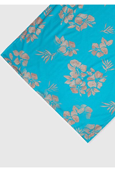 United Colors of Benetton Unisex Orange Floral Patterned Double Sided Beach Towel