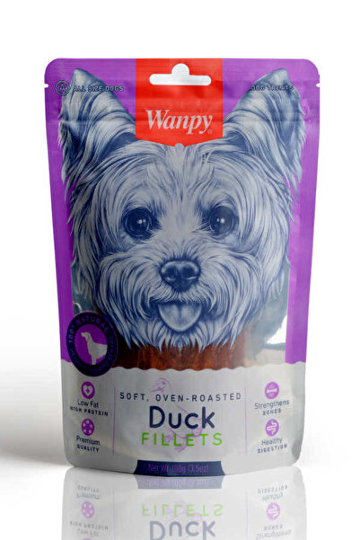 Wanpy Gerçek Ördek Fileto 100 gr Köpek Ödülü