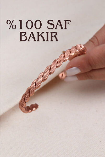 Süspüs Accessories Burgu Model Mat Bakır Bilezik