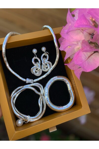 Luxiva küpe bileklik gerdanlık set