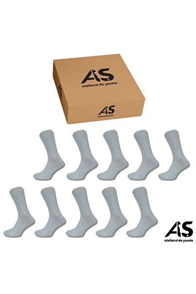 AtelierulDeSosete Box of Cotton Socks, 10 Pairs for Men "EXTRA FINE Model"