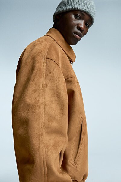 Bershka Süet efektli ceket