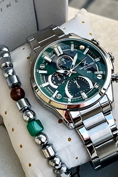 Daniel Klein Danıel Kleın Gümüş Renk Erkek Çelik Kol Saati Bileklik Hediyeli