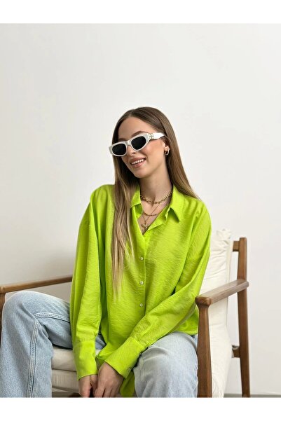 PROTO SUIT V-подібний комір Класична зелена сорочка