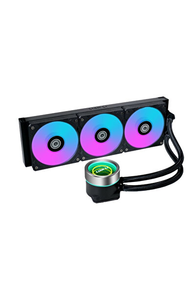 Lian Li مبرد سائل لمعالج Galahad II Trinity Aio مقاس 360 مم باللون الأسود RGB (G89.GA2T36B.00)