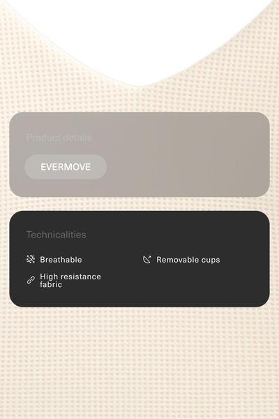 Oysho Waffle V-neck top