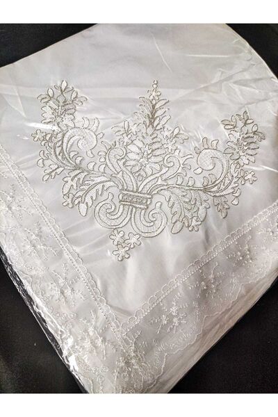 Çt Çeyizci Tekstil French Laced Embroidered, Satin Luxury Dowry Bundle, Engagement Bundle