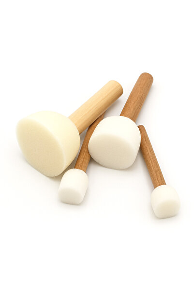 Genel Markalar Ponpon Fırça Seti 4'lü