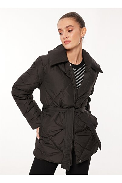 ONLY Siyah Kadın Mont ONLSUSSI QUILTED PUFFER JACKET OTW