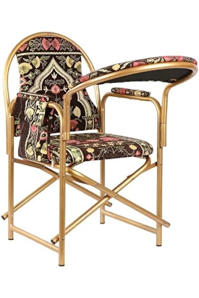 rexa كرسي صلاة إسلامي قابل للطي مع دعم جانبي وتنجيد أنيق